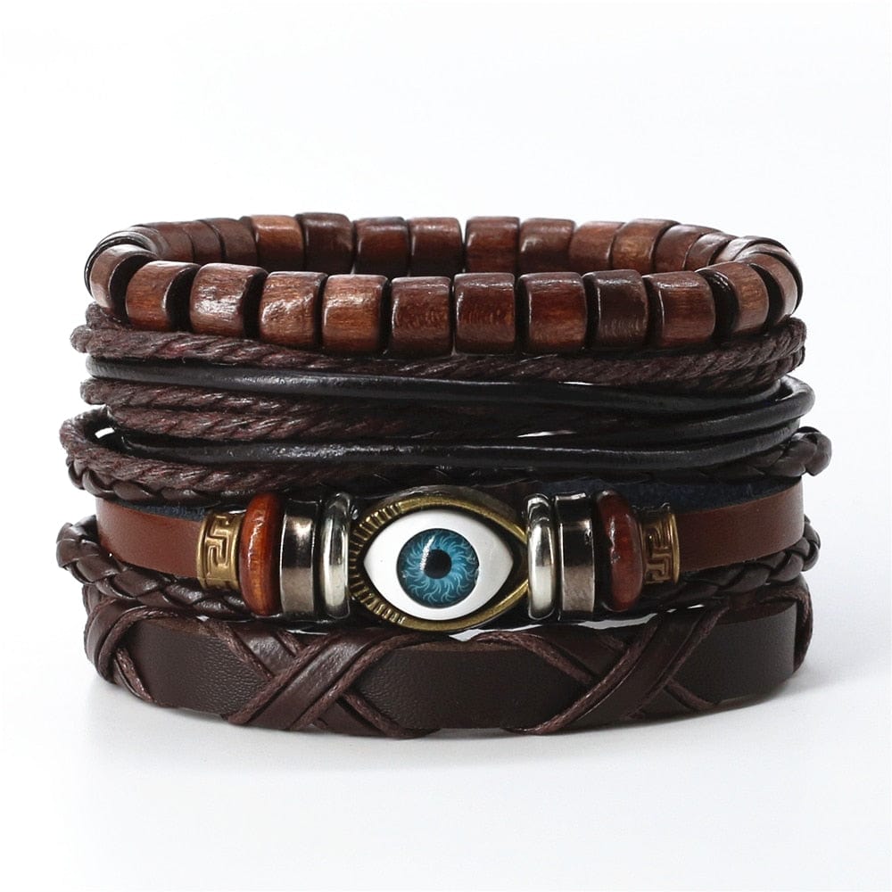 Bracelet mauvais œil homme