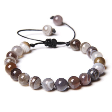 agate du botswana bracelet