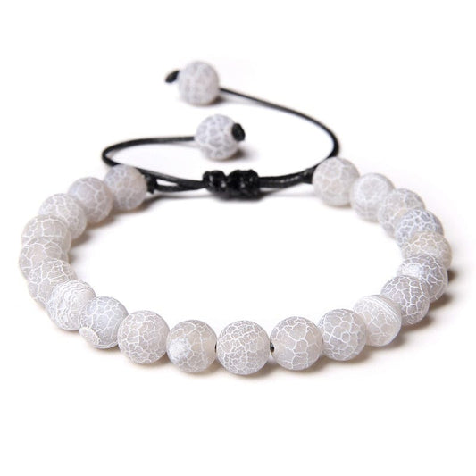 bracelet agate blanche