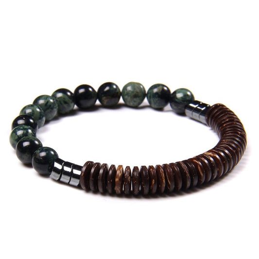 bracelet homme jade 17cm