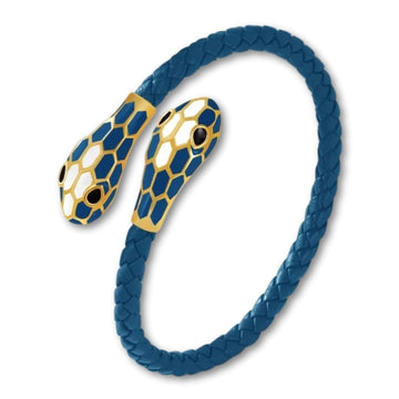 Bracelet Serpent Bleu Foncé / 16cm