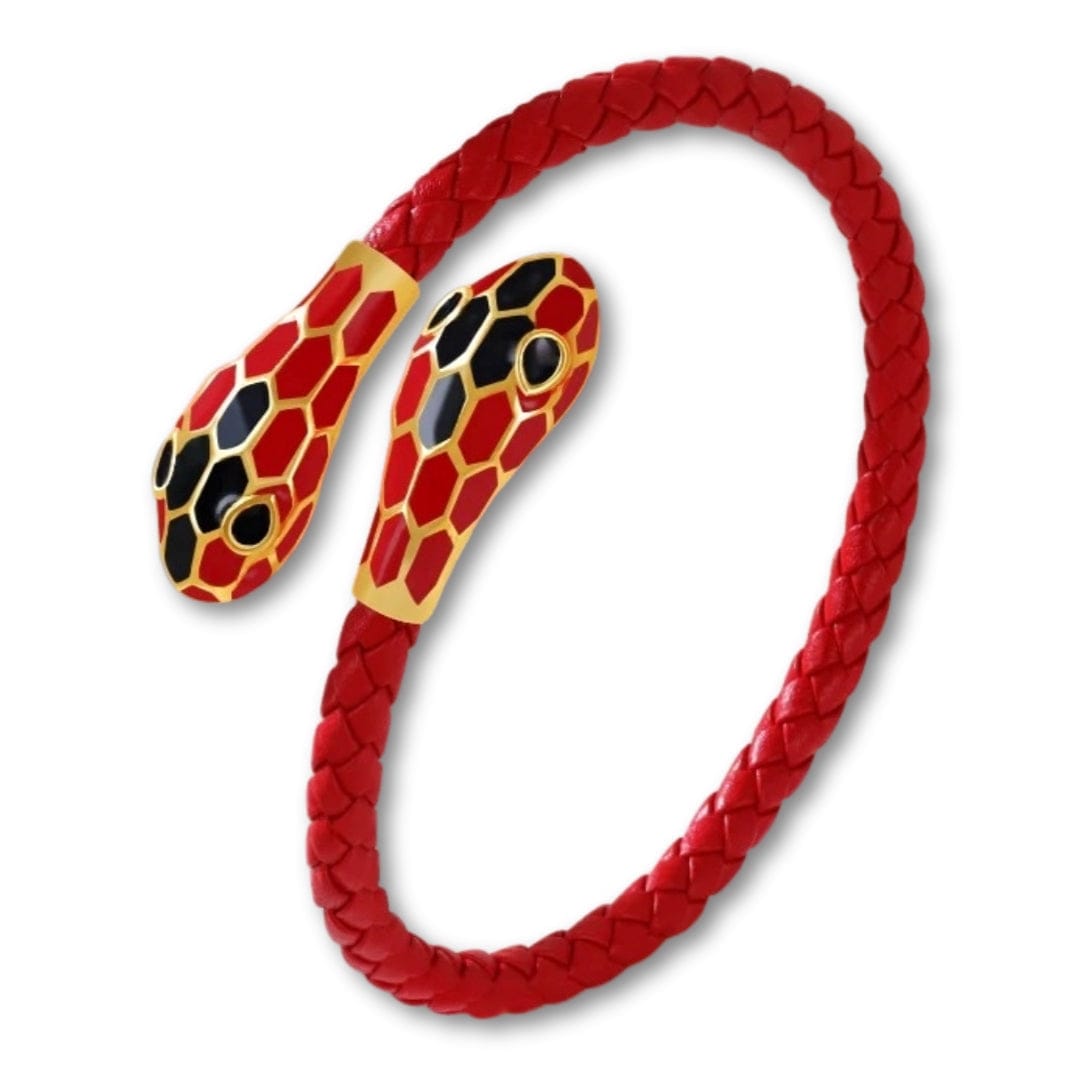 Bracelet Serpent Rouge / 16cm